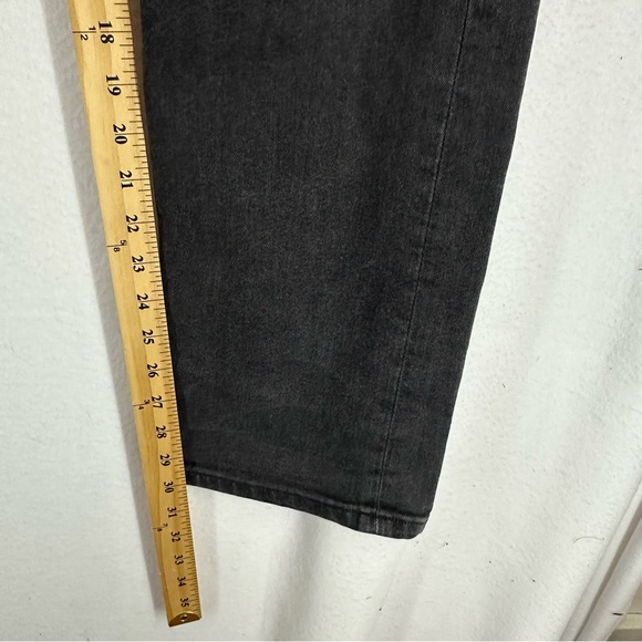 Levi’s Straight Fit Jeans High Waisted Womens 30 Black - Picture 6 of 10